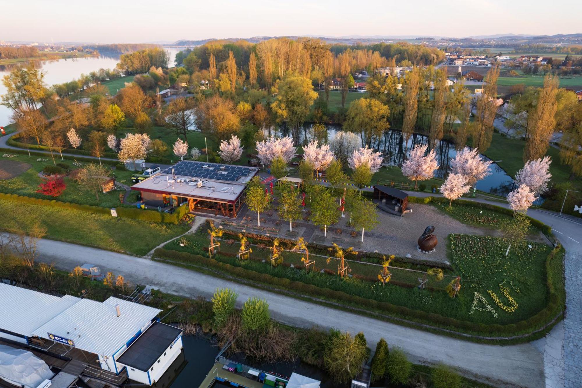 Camping & Pension Au An Der Donau Ngoại thất bức ảnh